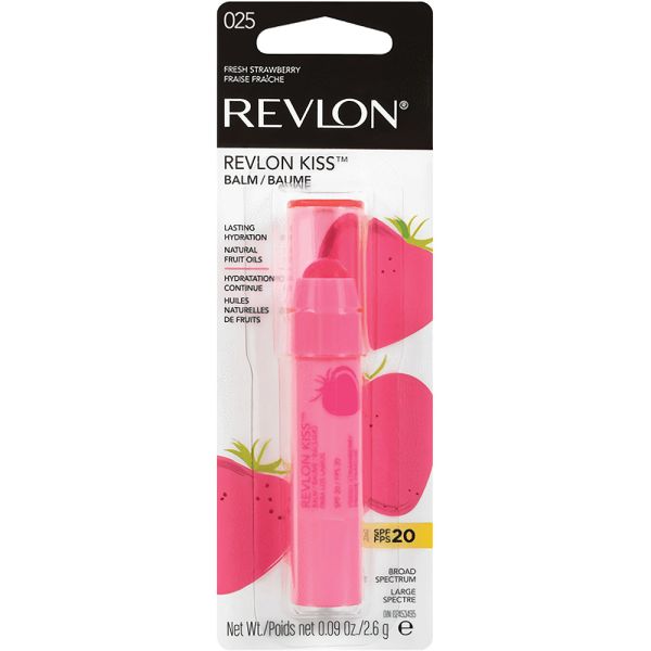 KISS BALSAMO DE LABIOS FRESH STRAWBERRY 025  REVLON