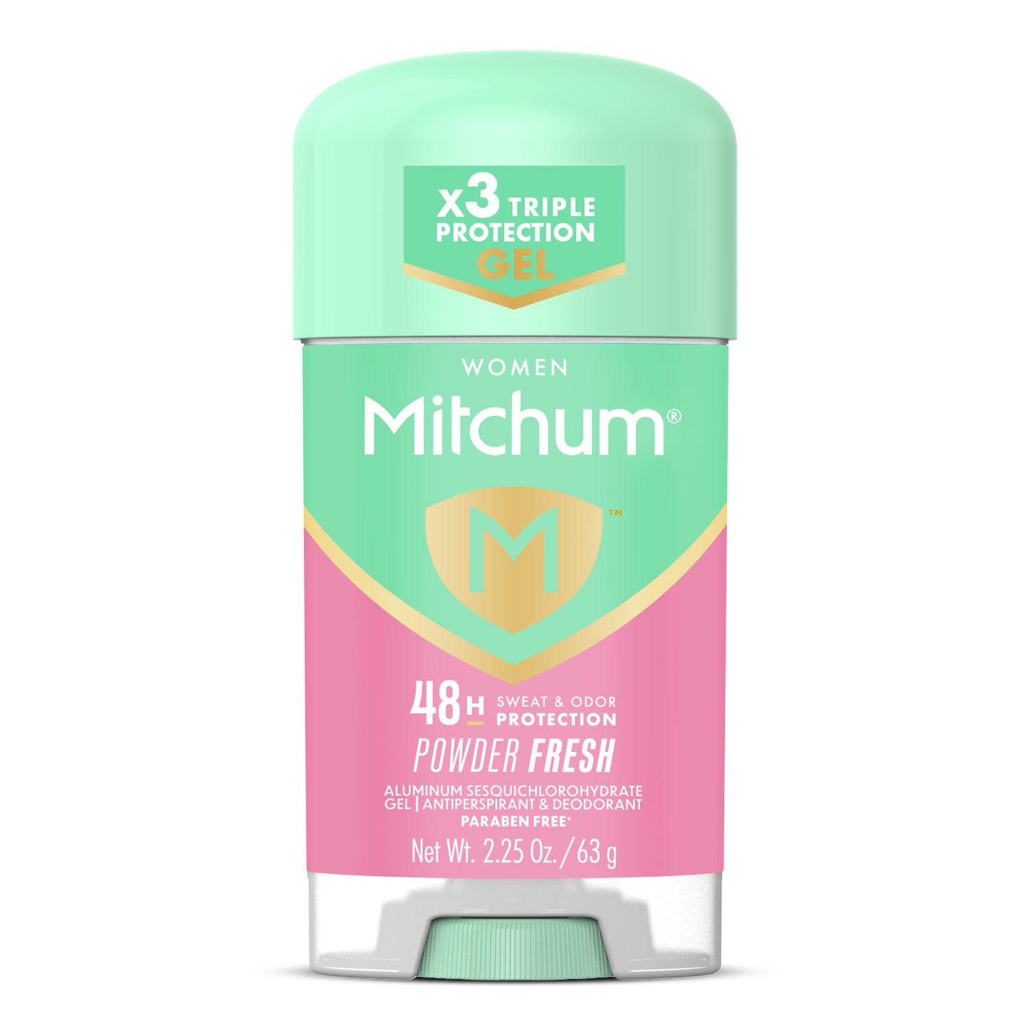MITCHUM WOMEN CLEAR GEL POWDER FRESH 2.25 OZ