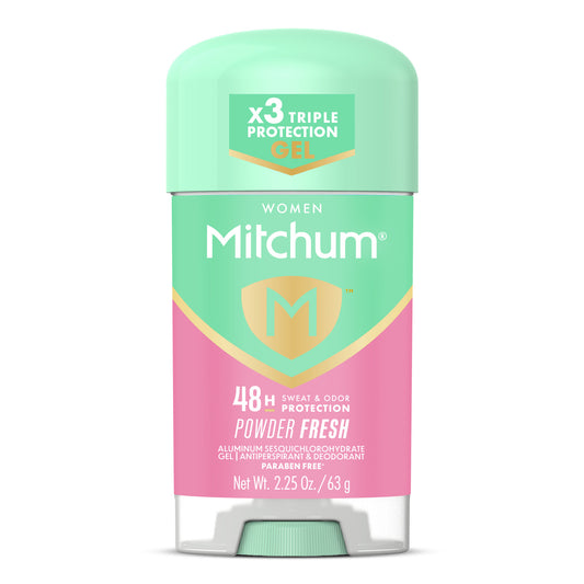 MITCHUM WOMEN CLEAR GEL POWDER FRESH 2.25 OZ