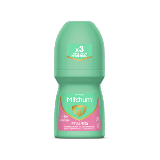 MITCHUM WOMEN ROLL-ON 48 HRS POWDER FRESH 1.7 OZ/ 50ML
