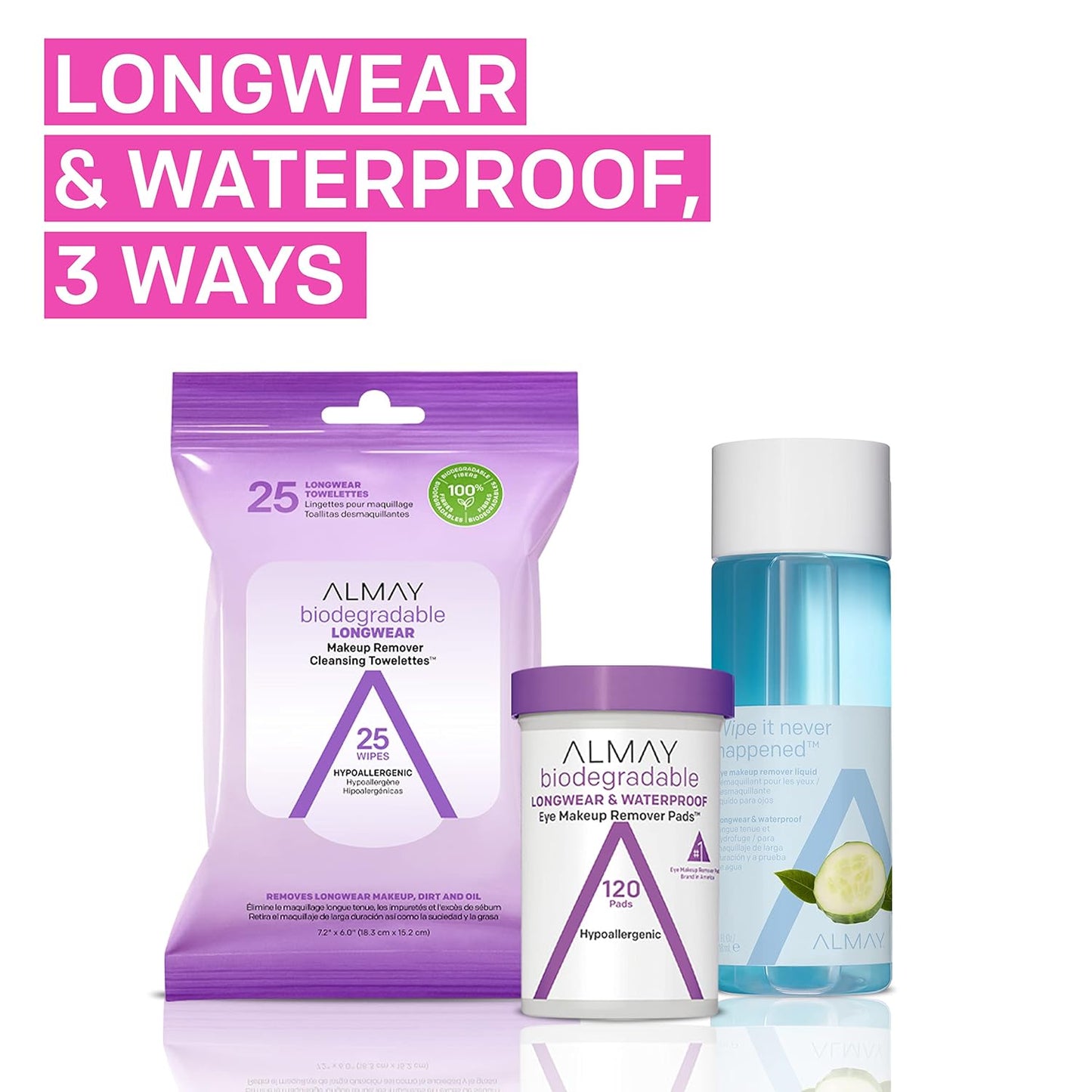 ALMAY EYE MAKEUP REMOVER LONGWEAR & WATERPOOF LIQUID 118ML