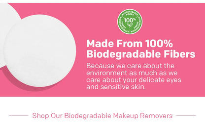 ALMAY BIODEGRADABLE LONGWEAR & WP EYE MAKEUP REMOVER PADS 80 CT .