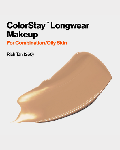 REVLON COLORSTAY MAKEUP CMB/OILY SPF15 350 RICH TAN