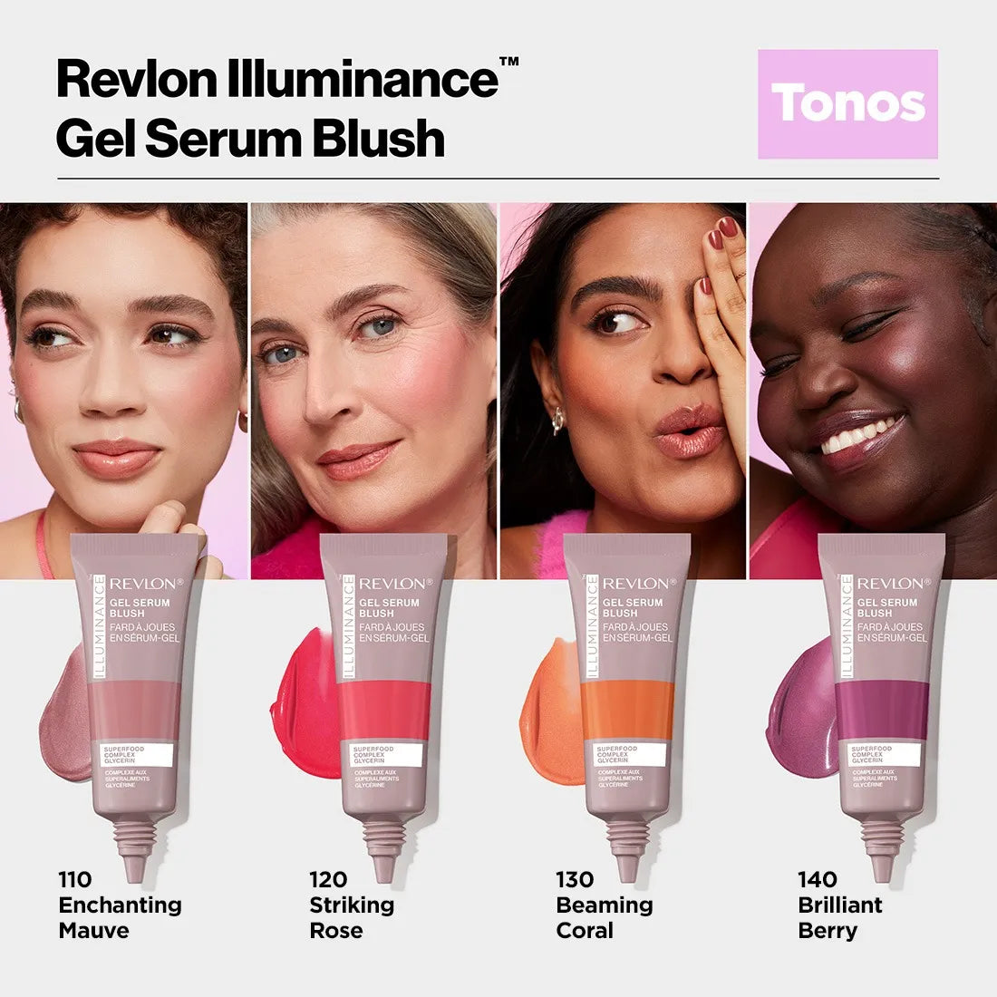 ILLUMINANCE GEL SERUM BLUSH STRIKING ROSE 120  REVLON
