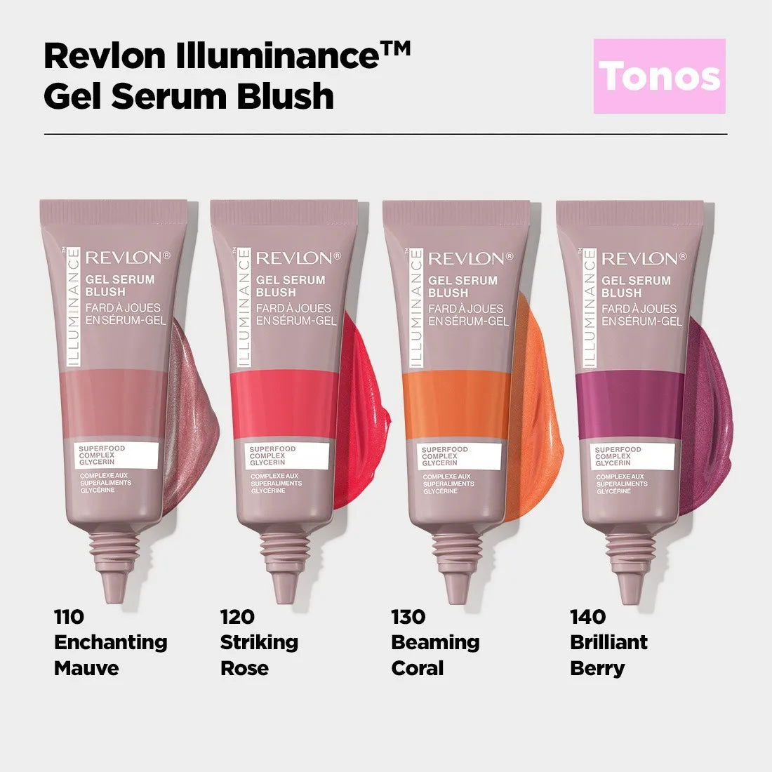 ILLUMINANCE GEL SERUM BLUSH STRIKING ROSE 120  REVLON