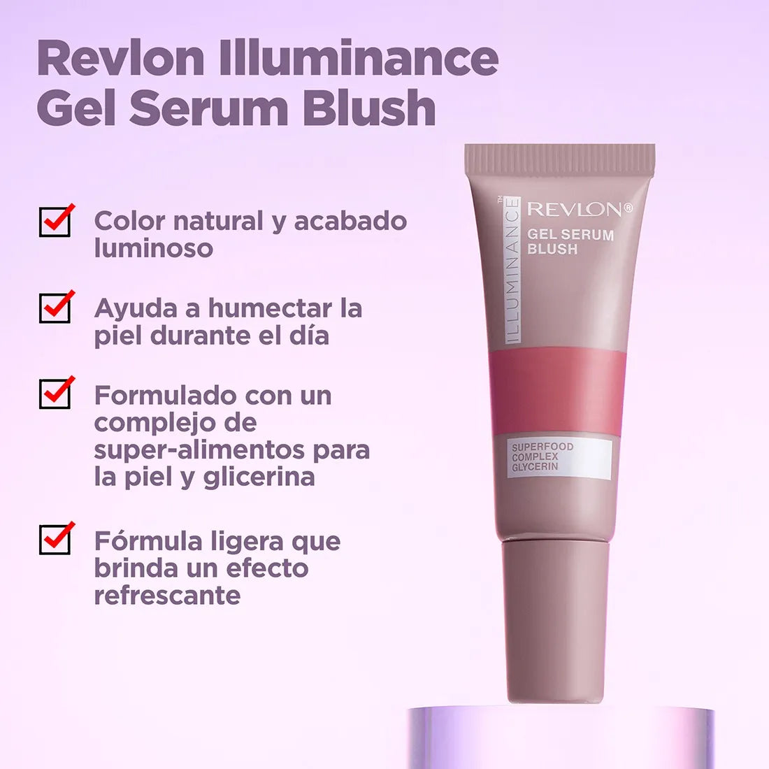 ILLUMINANCE GEL SERUM BLUSH STRIKING ROSE 120  REVLON