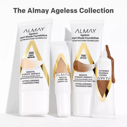 ALMAY SMART SHADE AGELESS FOUNDATION  LIGHT 100