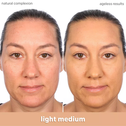 ALMAY SMART SHADE AGELESS FOUNDATION  LIGHT MEDIUM 200