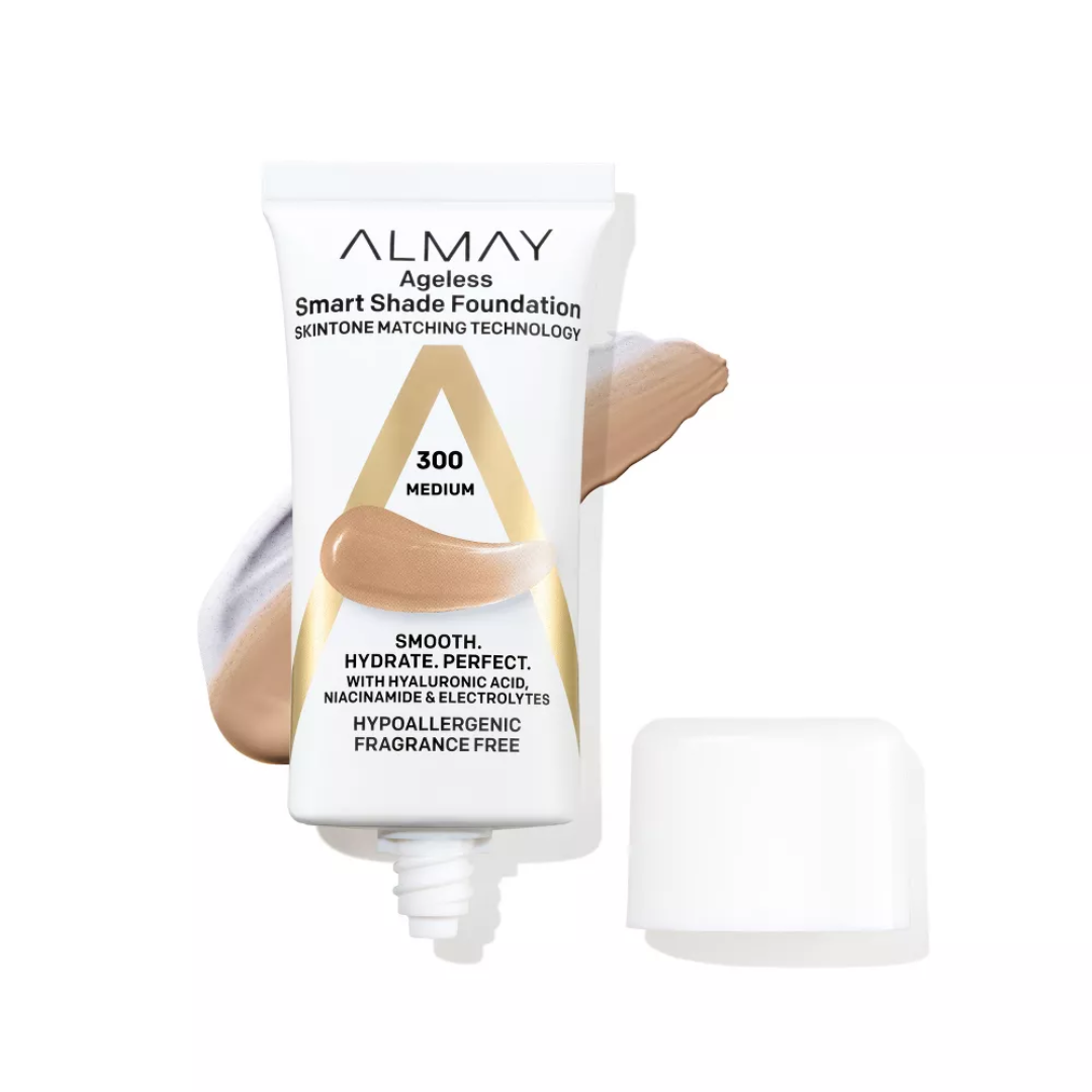 ALMAY SMART SHADE AGELESS FOUNDATION  MEDIUM 300
