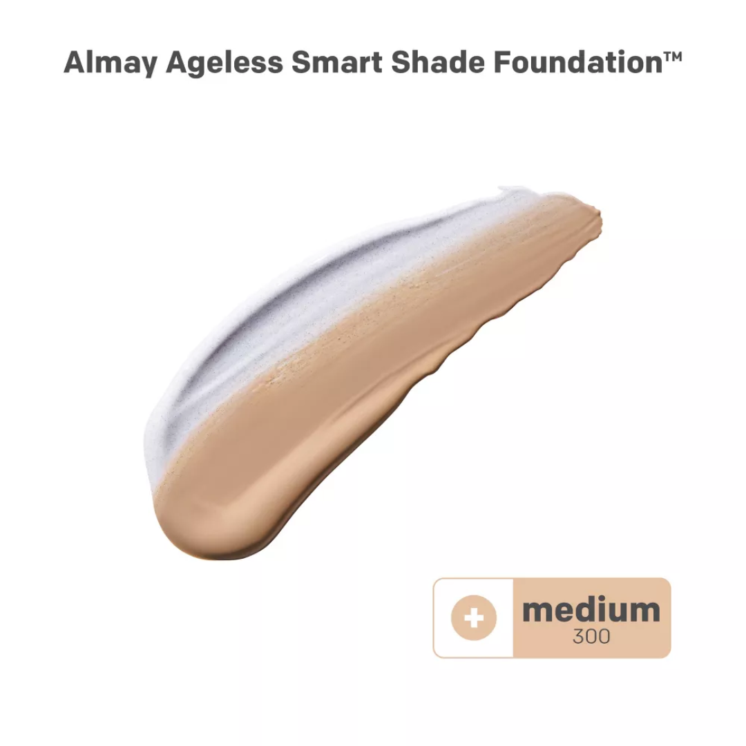 ALMAY SMART SHADE AGELESS FOUNDATION  MEDIUM 300