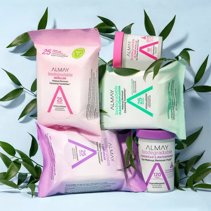 BIODMICELLAR MAKEUP REMOVER CLEASING TOWELETTES 25 WIPES  ALMAY