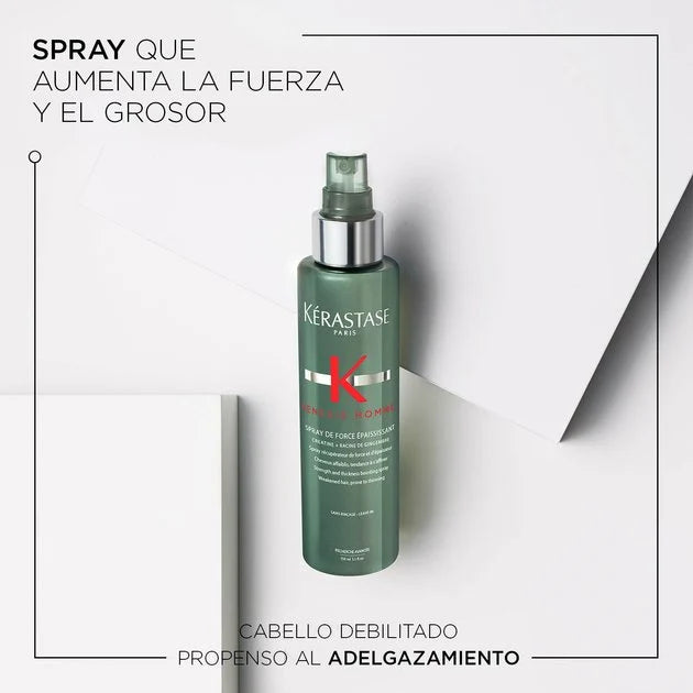 GENESIS HOMME SPRAY DE FORCE EPAISSISSANT 150 ML.  KERASTASE